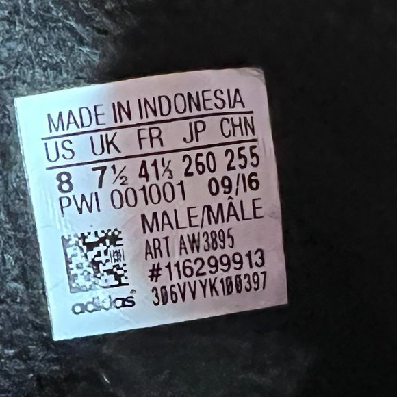 Adidas Cloudfoam Super Skate Mens Shoes 2 Tone Blue White AW3895 EUC Size 8 - Picture 7 of 7